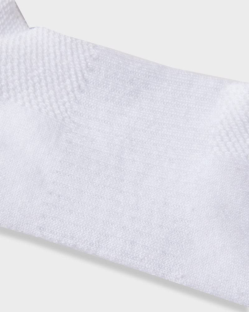 [Australia] - 32 DEGREEES Men's 6 Pack Comfort Ankle Socks | Anti-Odor | Cushioned Heel | Arch Support| Active | Casual | Work White Large 