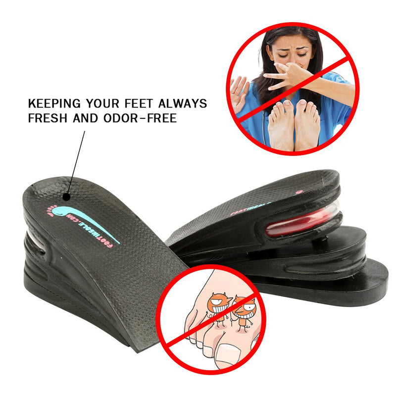 [Australia] - Air up Height Increase Shoe Heel Lift Inserts for Men and Women (3 Layers, 2.5" UP) 3 Layers ( 2.5" UP) 