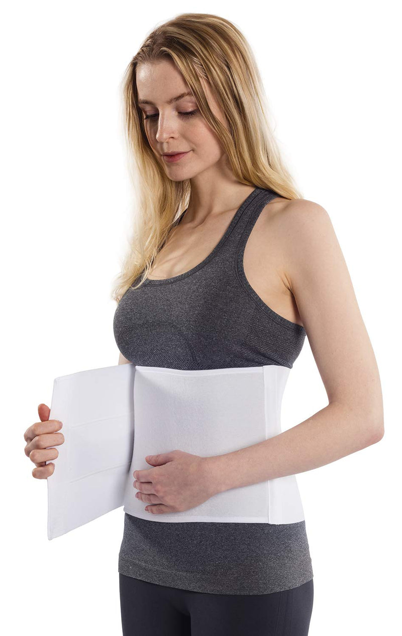 [Australia] - NYOrtho Plush Stomach Abdominal Binder - Soft Latex-Free Abdomen Wrap for Men and Women (60" - 75") 3 Panel - 9" 60-75 Inch (Pack of 1) 3 Panel - 9" High 