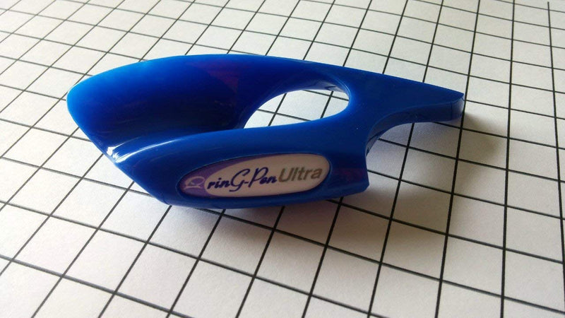 [Australia] - Ring-pen Ultra Grip Support for Writing and Art Tools (Medium Blue, Royal Blue) 
