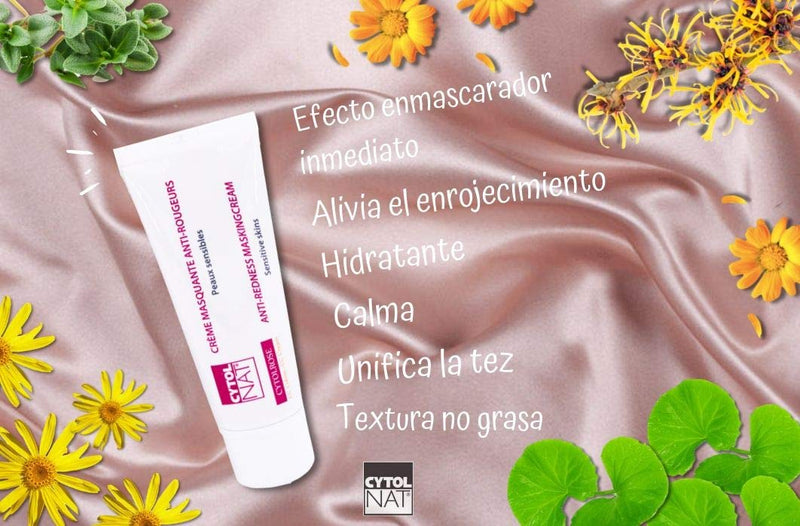 [Australia] - CYTOLROSE¬Æ CC Cream 40 ml, Masking tinted cream anti-redness for sensitive skin - Based on marine trace elements and plant extracts - Universal shade. 
