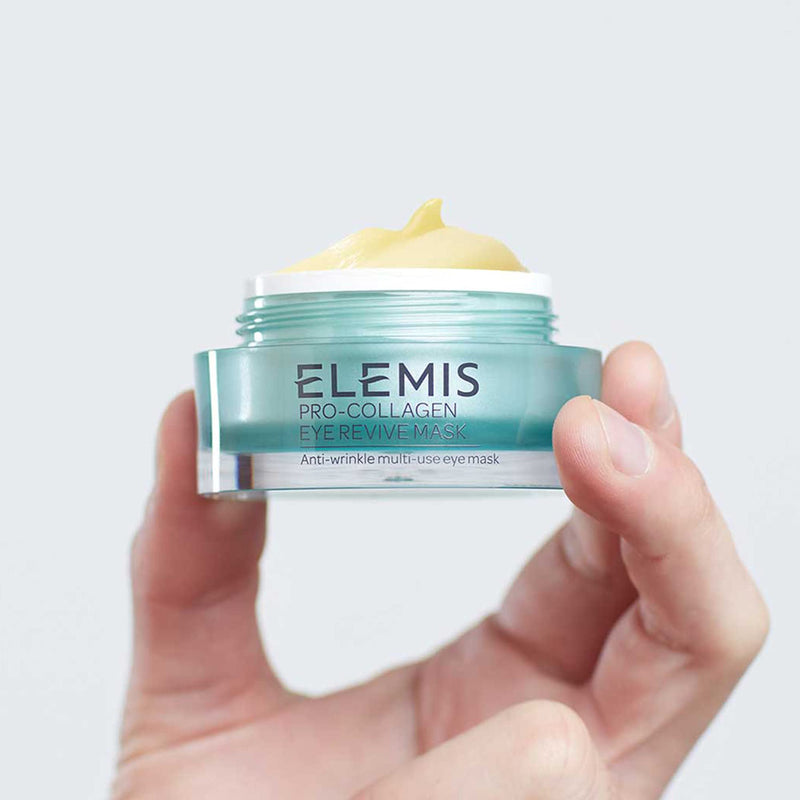 [Australia] - Elemis Pro-Collagen Eye Revive Mask, 3-in-1 Anti-Wrinkle Eye Cream for Dark Circles, Refreshing Eye Gel to Brighten, Hydrate and Rejuvenate, Moisturising Under Eye Cream with Hyaluronic Acid, 15 ml 