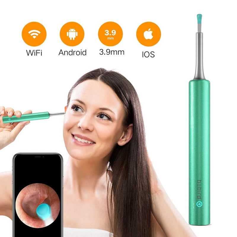 [Australia] - Hemoton 8Pcs Ear- Wax Removal Tool Replacement Ear Spoon Silicone Ear Cleaner Tips Heads for All Bebird Ear Cleaning Wax Removal Camera 