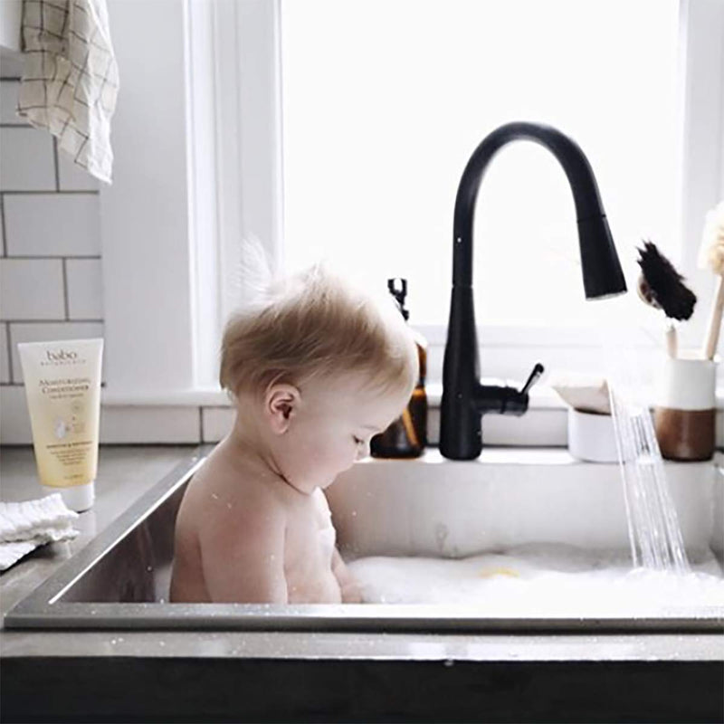 [Australia] - Babo Botanicals Moisturizing Plant-Based Conditioner - with Organic Calendula and Colloidal Oatmeal - For Babies, Kids or Adults with Sensitive or Dry Scalp - Hypoallergenic and Vegan - 6 fl. oz 6 Fl Oz (Pack of 1) 