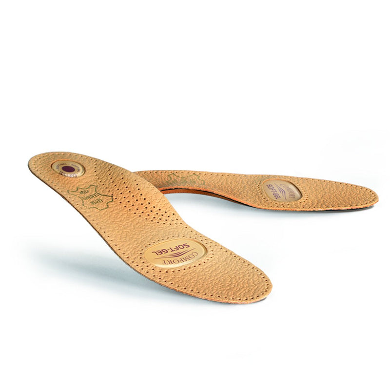 [Australia] - Premium Orthotic Leather Shoe Insoles Inserts with Arch Support and Gel Cushion for Men and Women, Kaps Relax Gel Women / 5 UK / 38 EUR 
