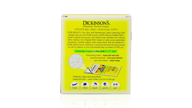 [Australia] - Dickinson's Original Witch Hazel Refreshingly Clean Towelettes 20 Each 20 Count (Pack of 1) 