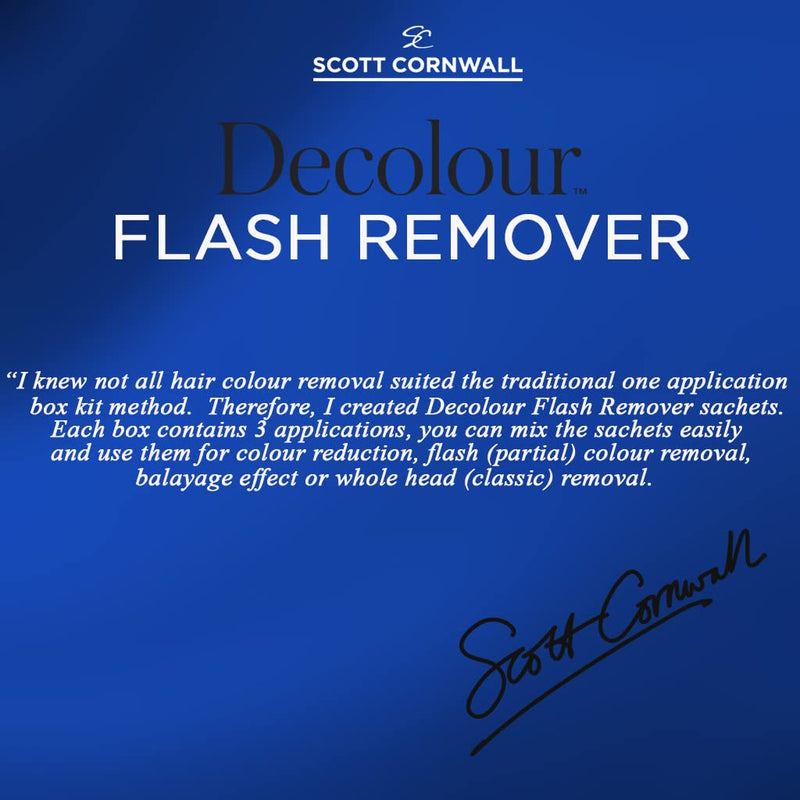 [Australia] - Scott Cornwall Decolour Flash Remover - Creates Balayage or Highlight Effects - Multiple Use Product - Creative Hair Colour Remover - No Peroxide Ammonia or Bleach - Salon Quality Results 