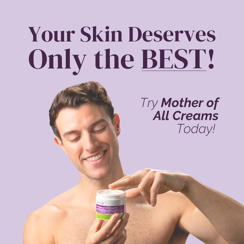 [Australia] - Puriya Hydrating, Soothing, Therapeutic Multi Purpose Daily Intensive Moisturizer with Honey, Shea Butter for Dry, Irritated, Sensitive Hand, Skin, Body. Long Lasting, Plant Based Mother of All Creams Light Peppermint 4.5 Ounce (Pack of 1) 