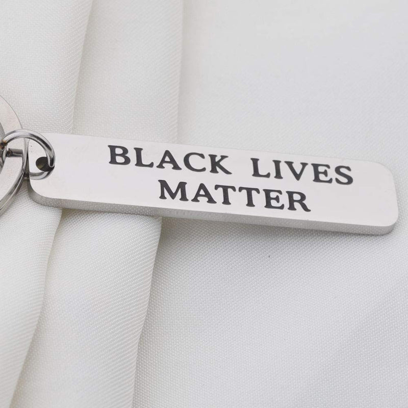 [Australia] - Black Lives Matter Keychain Activist Keyring Resistance Jewelry 