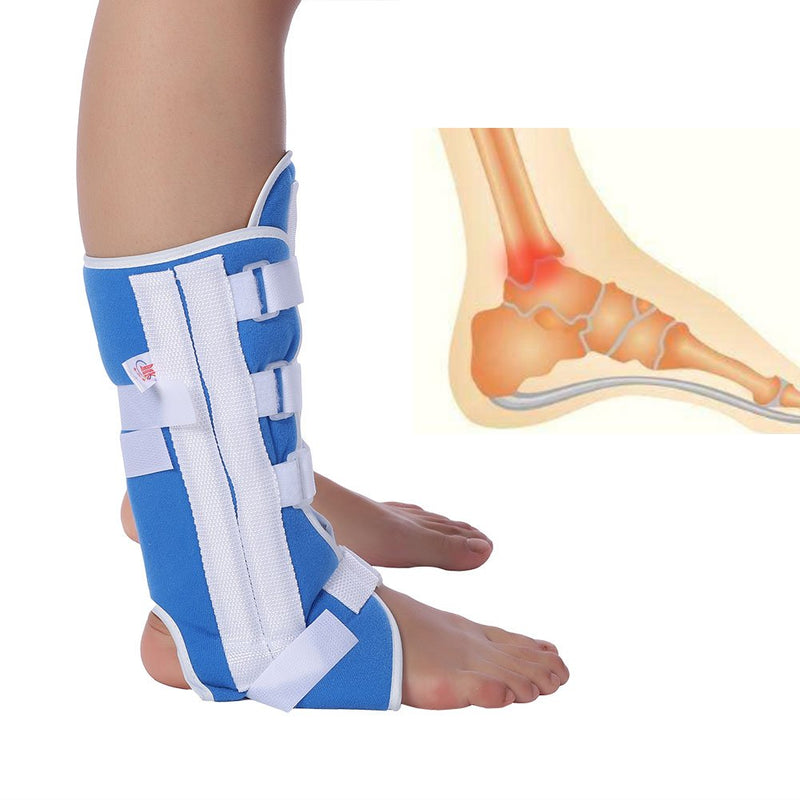 [Australia] - Foot Drop Brace Ankle Support Ankle Orthosis Brace Adjustable Knee Joint Support Elastic Ankle Wrap(S) S 