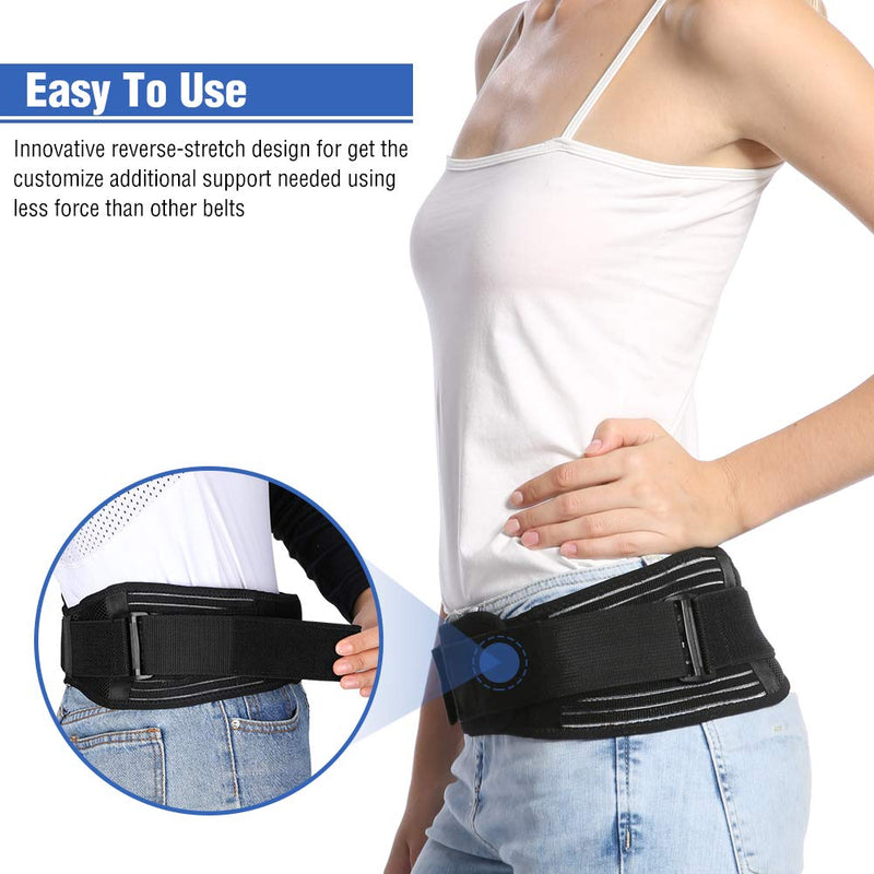 [Australia] - Sacroiliac Hip Belt for Women and Men Alleviate Sciatic, Pelvic, Lower Back and Leg Pain, Stabilize SI Joint | Trochanter Belt | Anti-Slip and Pilling-Resistant, L (L/XL (Hip 37” – 55”)) 