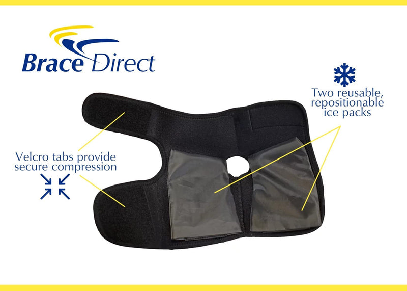 [Australia] - Air Foot Wrap (Small) + Reusable Foot Ice Pack (Small)- Pain Relief for Achilles Tendinitis, Foot Pain, Sprains & Injury by Brace Direct 