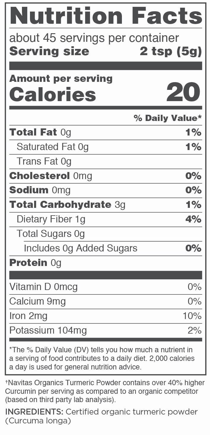 [Australia] - Navitas Organics Turmeric Powder, 8 Ounce 