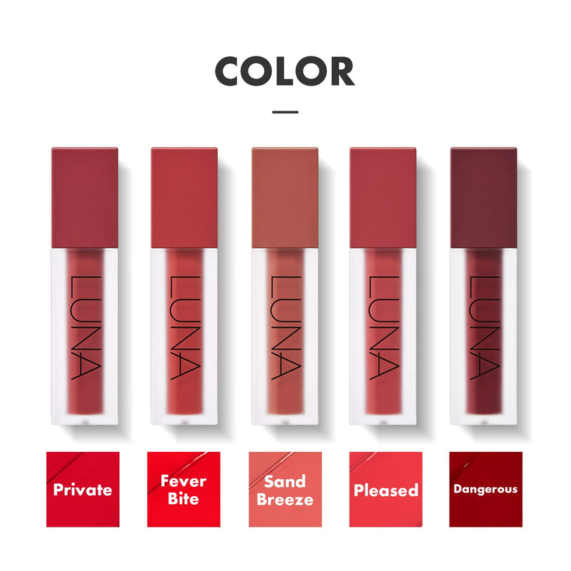 [Australia] - AEKYUNG LUNA Matte Leather Lip Stain, Velvet Matte Liquid Cream Lip, Highly Pigmented Color | 04 Pleased 