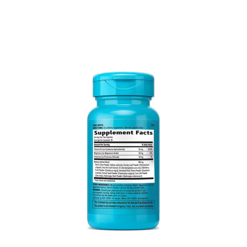 [Australia] - GNC Total Lean Waterex | Helps Regulate Water Balance, Enhanced With Vital Electrolytes | 60 Capsules 