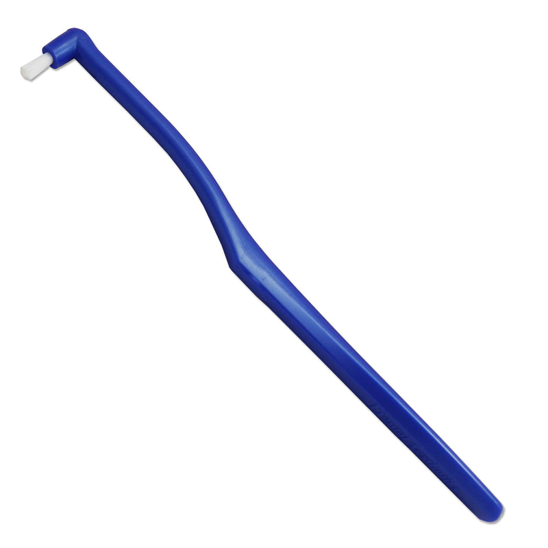 [Australia] - 6 x Super Slim Interspace Toothbrush ~ Interdental Blue White Brushes for Orthodontic Braces & Bridges 