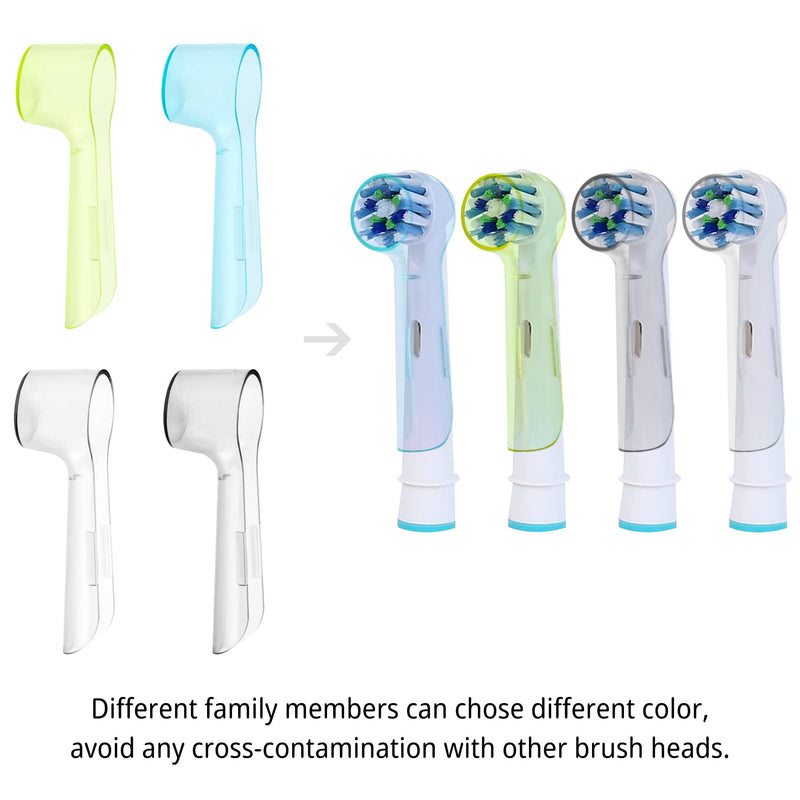 [Australia] - 2 Pcs Electric Toothbrush Head Covers Electric Toothbrush Head Covers Toothbrush Head Compatible with Oral B Electric Toothbrush Heads 2 