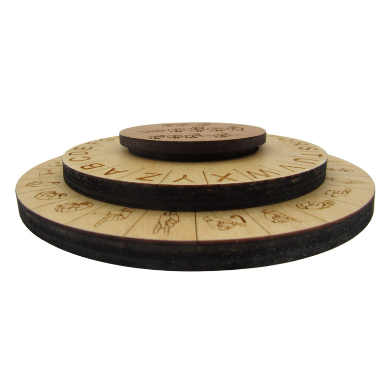 [Australia] - Sign Language Cipher Wheel - ASL Decoder Disk Escape Room Prop 
