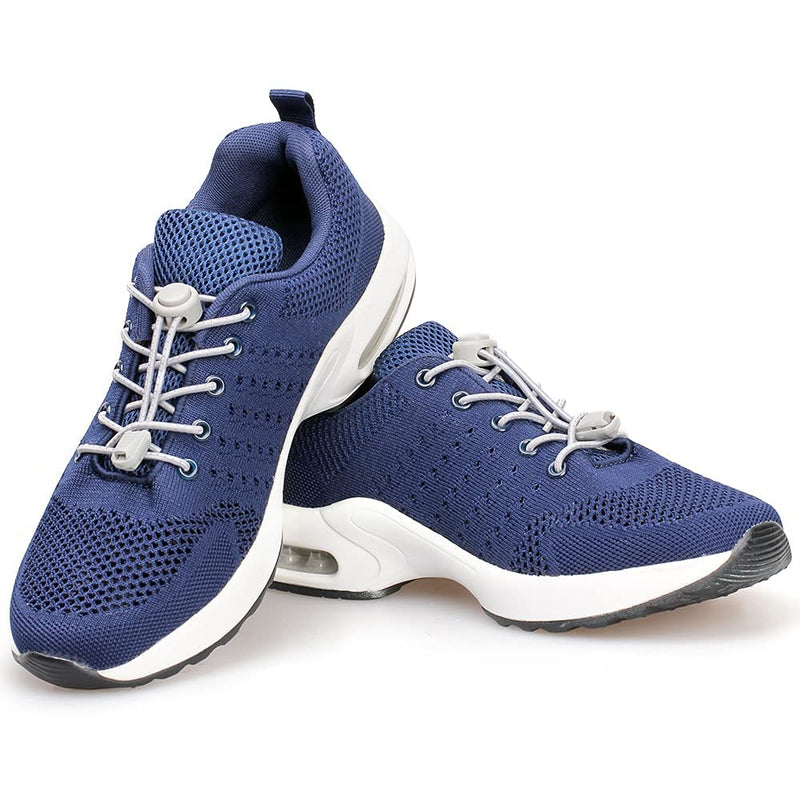 [Australia] - No Tie Shoelaces for Adults and Kids Sneakers Safety - 120cm Elastic Locks Shoe Laces Adults, Kids, Older Generation, Disabled, Runners Light Grey 181# 
