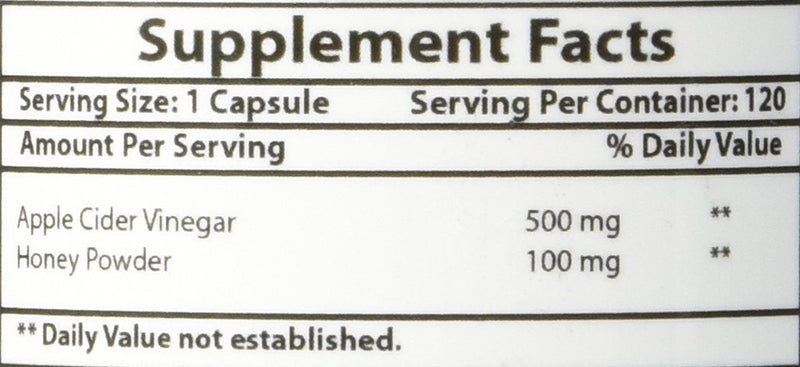 [Australia] - Best Naturals Apple Cider Vinegar Plus 500 Mg 120 Capsules 
