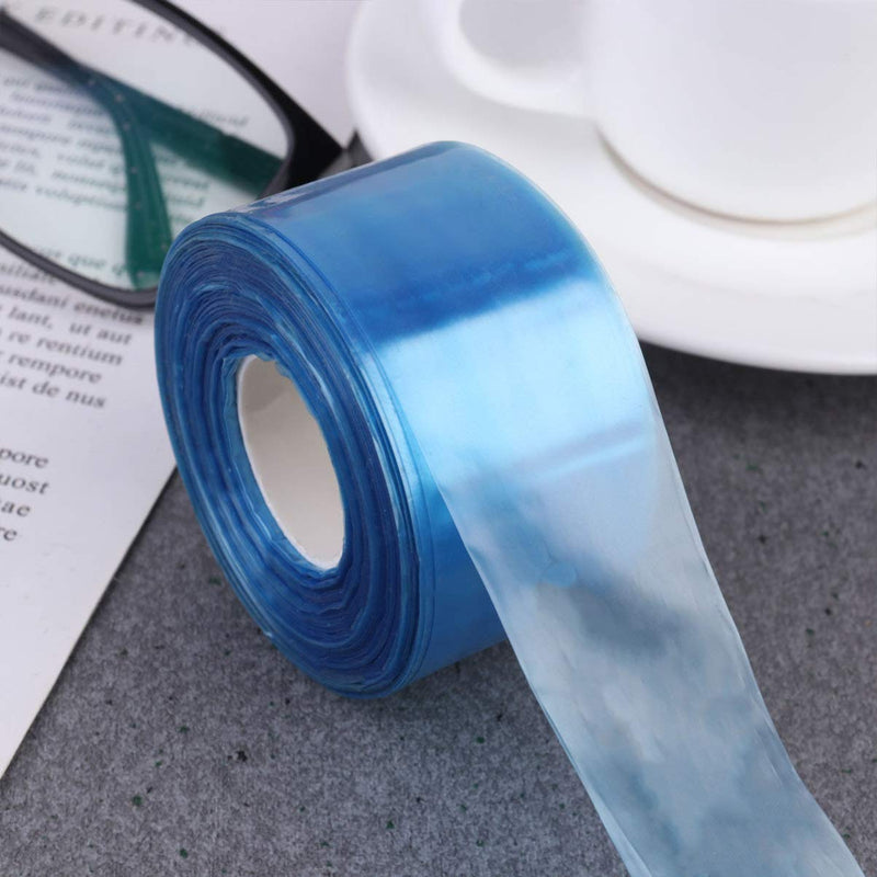 [Australia] - Healifty Leg Sleeve 200pcs Disposable Eyeglass Sleeves Glass Leg Covers for Hair Dying Styling Coloring (Blue) Glasses Accessories 