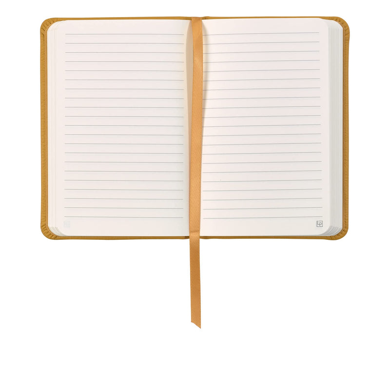 [Australia] - Leatherpress Classic Leather Notebook Journal, Hardcover, Butter Yellow, Pocket (3.8" x 5.7"), 240 Ruled Pages, Inspire Collection 