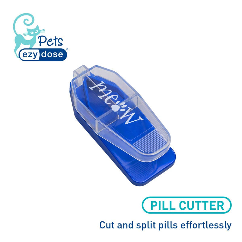 [Australia] - Ezy Dose Pet Pill Cutter and Splitter | Cuts Pills, Vitamins, Tablets for Cat | Great for Hiding Medication in Treats 
