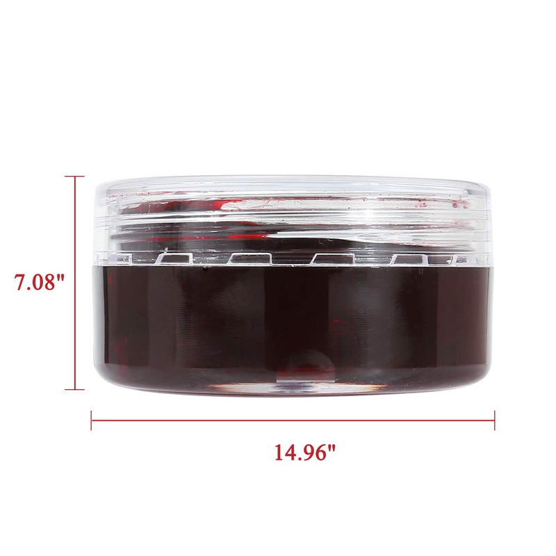 [Australia] - CCbeauty Special Effects Stage Makeup Wax (1.6 Oz) Fake Wound Moulding Scars Kit with Spatula，Scab Blood(0.63Oz) + Pink Stipple Sponge 
