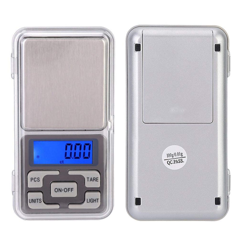 [Australia] - Portable Scale Electronic Scale Pocket Scale Digital Scale Digital Portable for Home(100g) 100g 