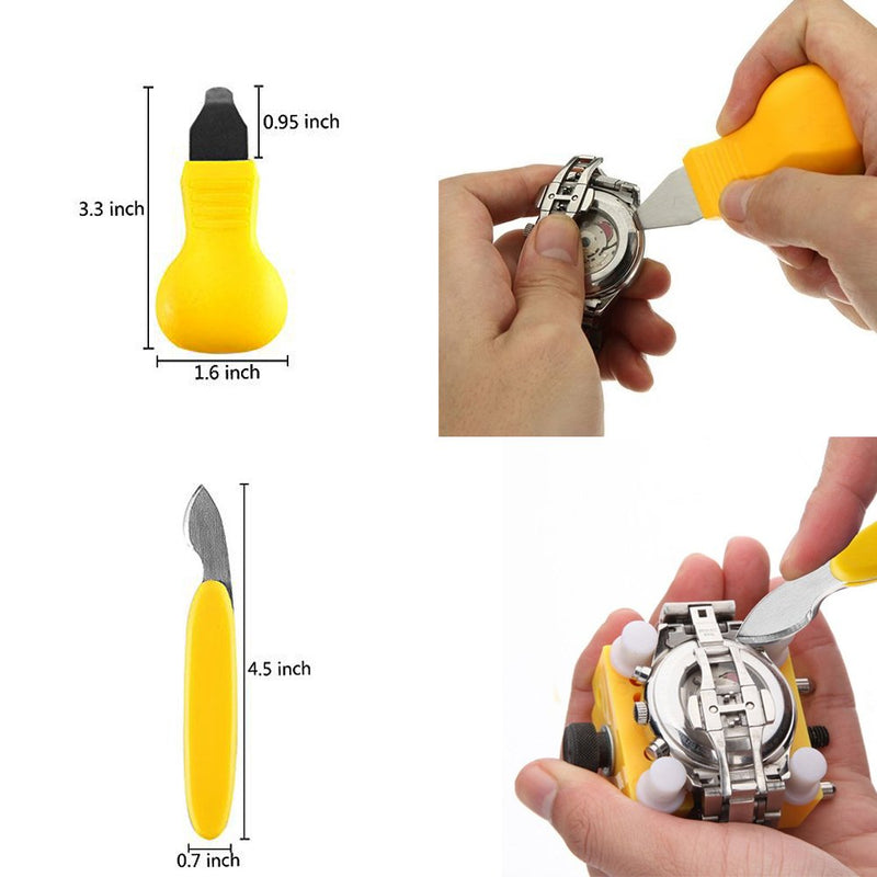 [Australia] - Watch Back Remover Tool - Adjustable Watch Back Case Opener Repair and Battery Replacement Tool Kit 