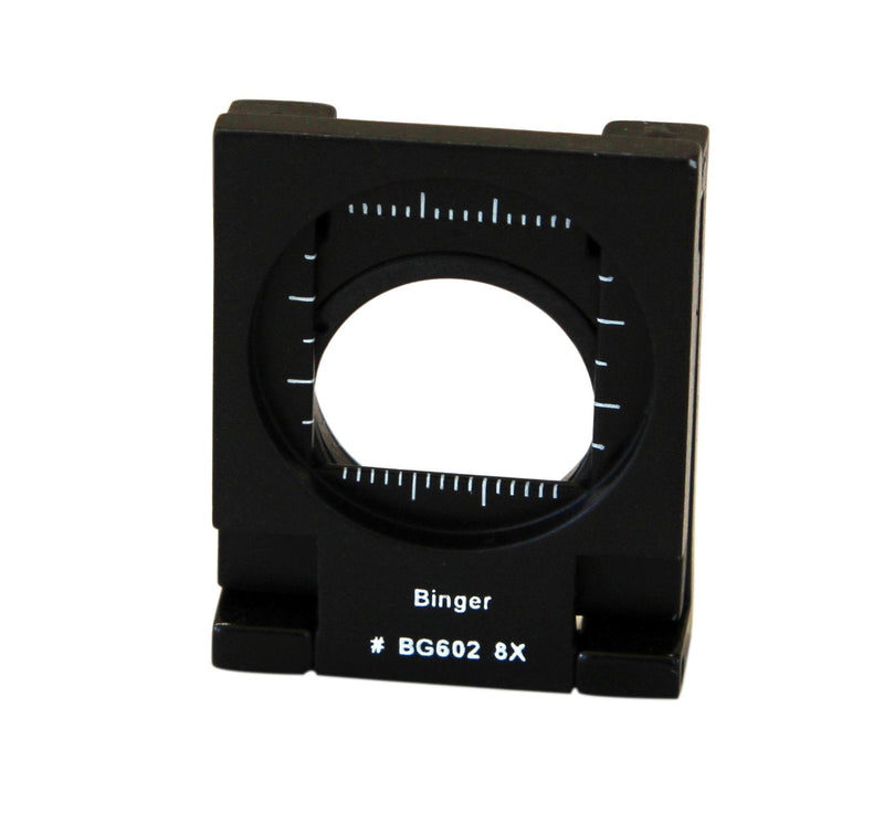 [Australia] - Binger BG602 8x Folding Magnifier Metal Optical Glass Linen Tester Compact Size 