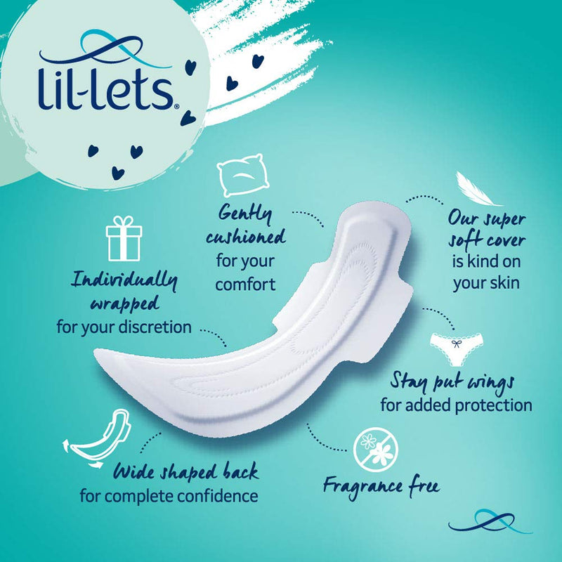 [Australia] - Lil-Lets Maternity Pads, Extra Long Maxi Thick Pads with Wings, 3 Packs of 10 Pads 10 Count (Pack of 3) 
