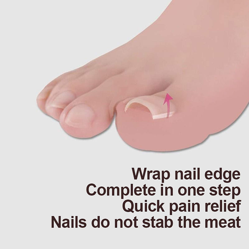 [Australia] - Ingrown Toe Nail Correction Set, Nail Correction Pad, Nail Clipper Ingrown Toenail Lifter and Tweezers, Pedicure Tools for Foot Care(12Pcs) 12Pcs 