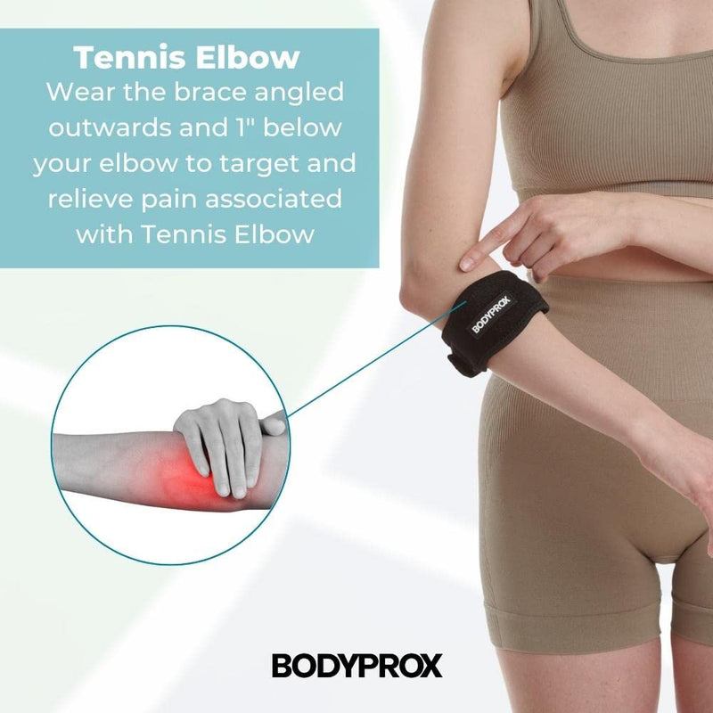 [Australia] - Elbow Brace 2 Pack for Tennis & Golfer's Elbow Pain Relief 