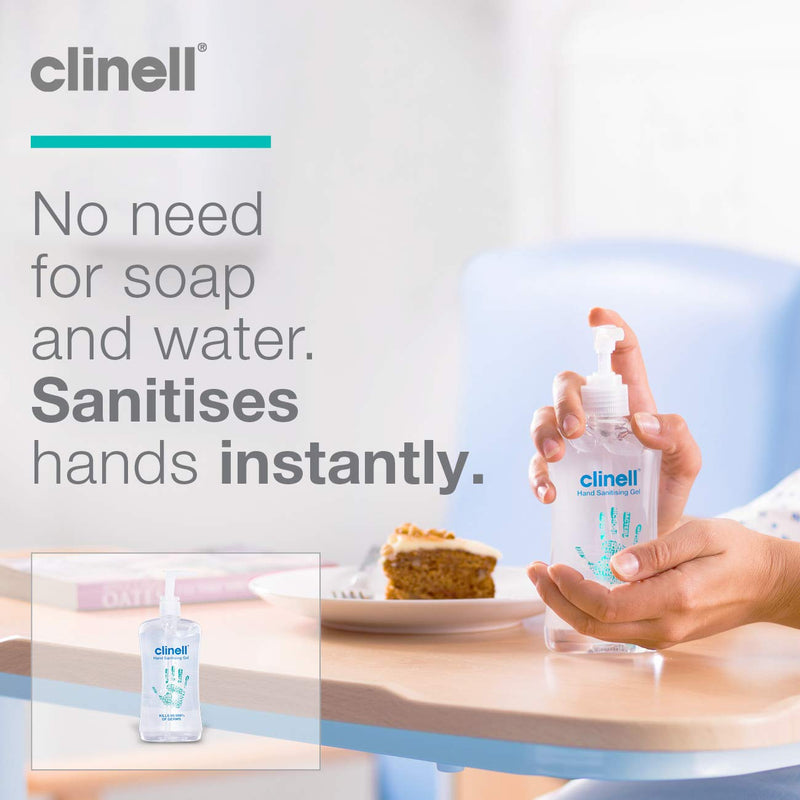 [Australia] - Clinell Hand Sanitiser Gel - Dermatologically Tested, Kills 99.99 Percent of Germs, Quick and Kind to Skin, No Stickiness - 250ml Bottle 1 x 250ml 