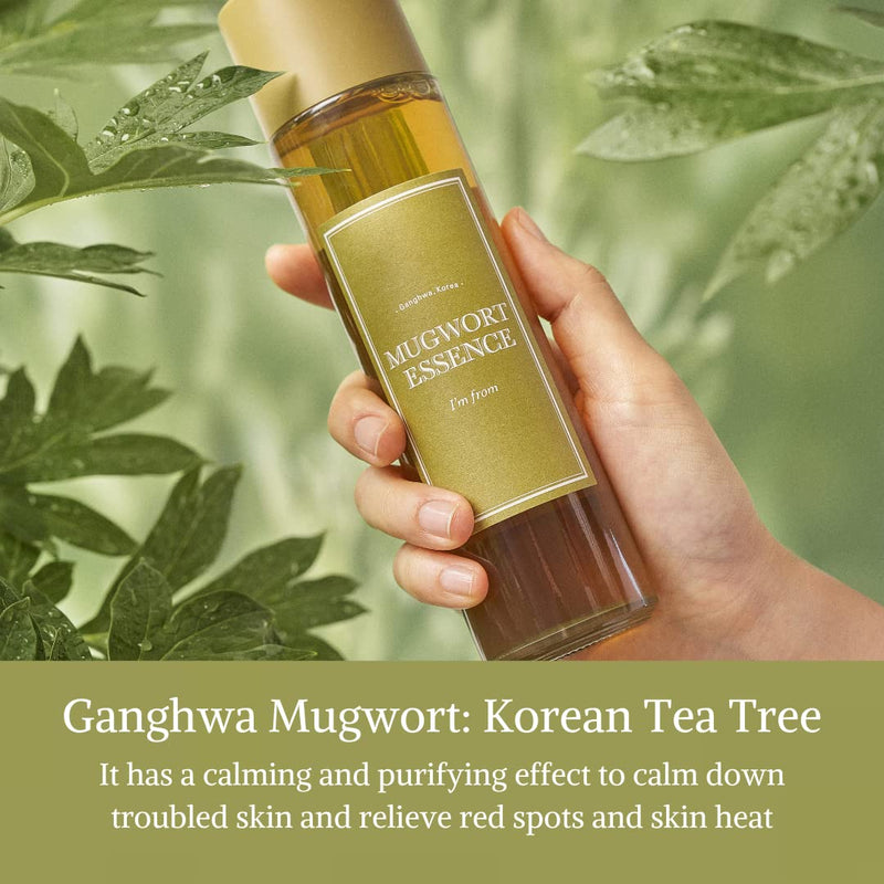 [Australia] - [I'm From] Mugwort Essence 5.4 Fl Oz | 100% Vegan Mugwort Extract - Soothe Sensitive and Irritated Skin, Redness Relief, Refreshing, Hydrating toner | All Skin Types, PETA approved 