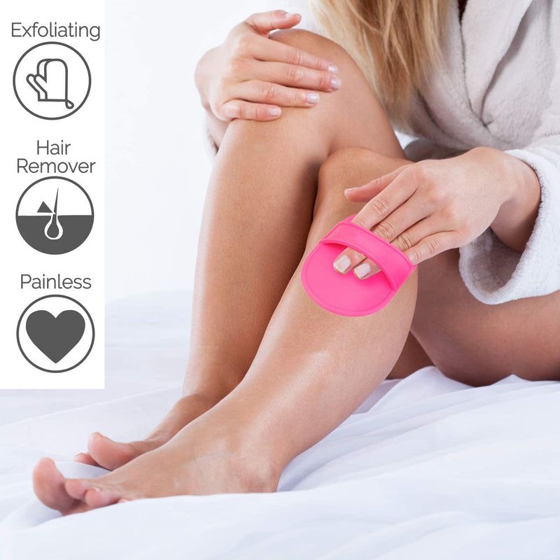 [Australia] - Accessotech 10 x Exfoliating Hair Removal Pads Smooth Skin on Legs Arm Face Top Lip Unwanted Hair Removal Depilation Pads 
