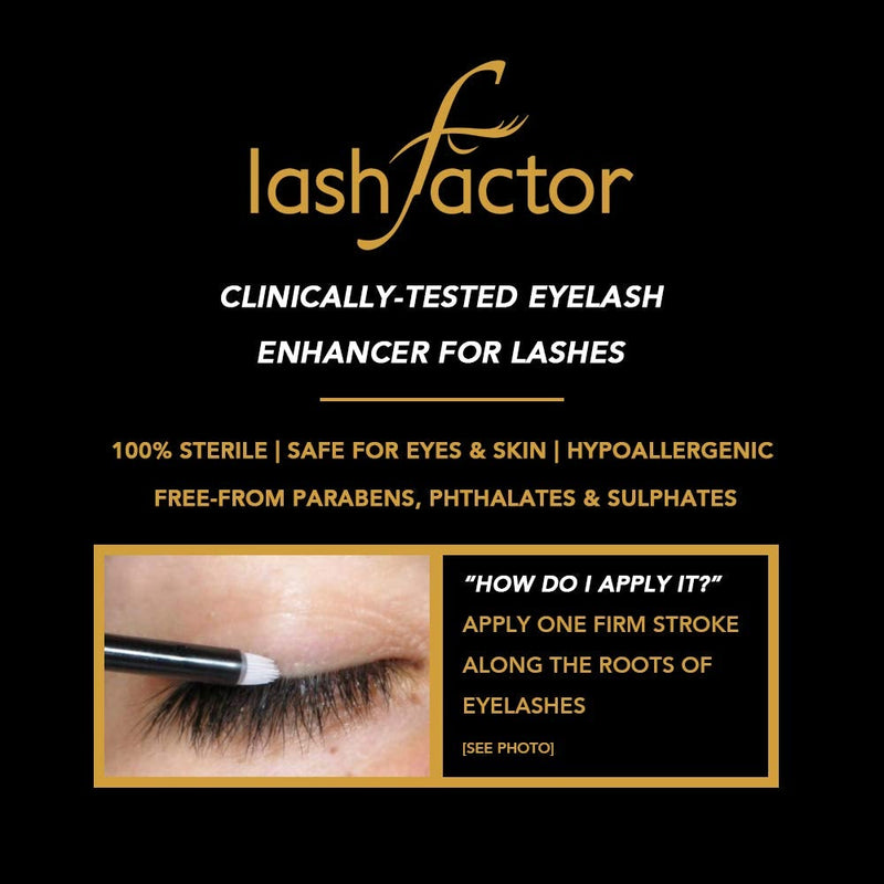 [Australia] - Lashfactor Pro, Triple Strength Rapid Eyelash Growth in just 4 weeks, Ophthalmologist and Dermatologist Tested, 2ml 