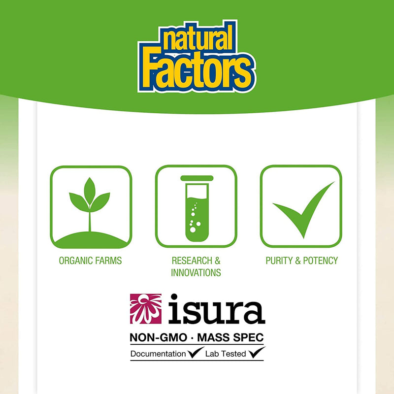 [Australia] - Natural Factors, DGL Licorice Root Extract, Natural Digestive Relief, 180 Tablets 180 Count (Pack of 1) 