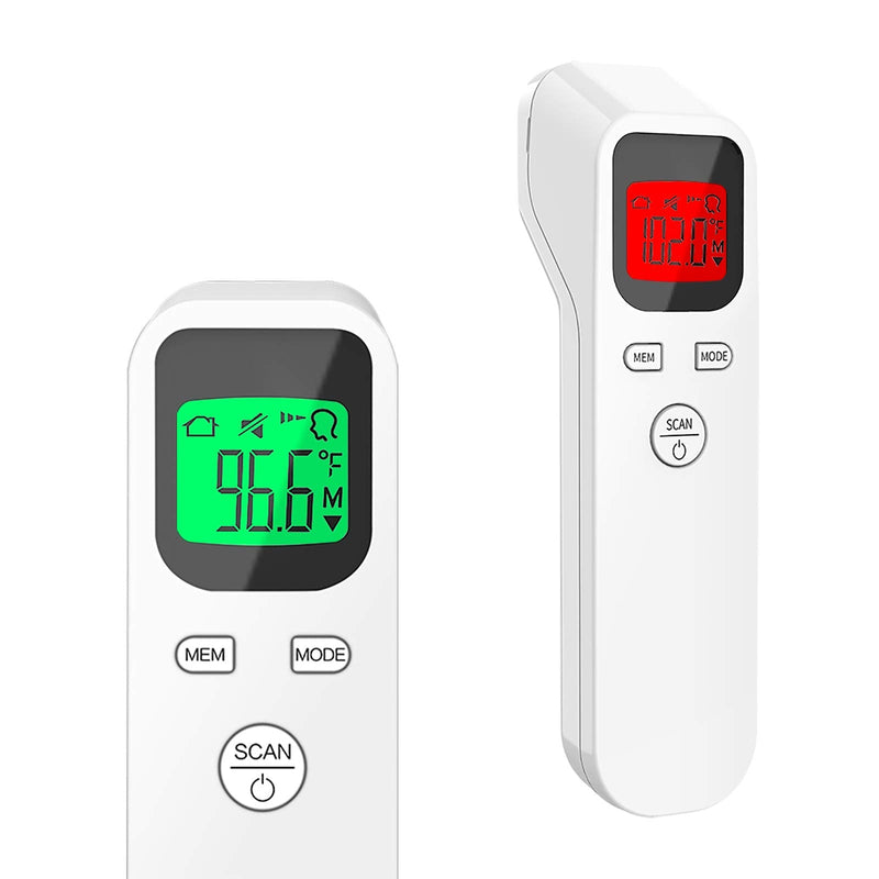 [Australia] - ULBRE Forehead Thermometer for Adults and Kids, No Touch Digital Infrared Thermometer Temperature Gun, Accurate Instant Reading Fever Alarm 20sets Memory 