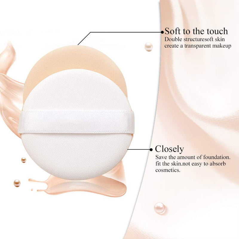 [Australia] - 10/20 pack Ultra-Soft Makeup Foundation Sponge Air Cushion Powder Puff for Applying BB Cream, Liquid Cream, Shading Loose Powder (10pack blue) 10pack blue 