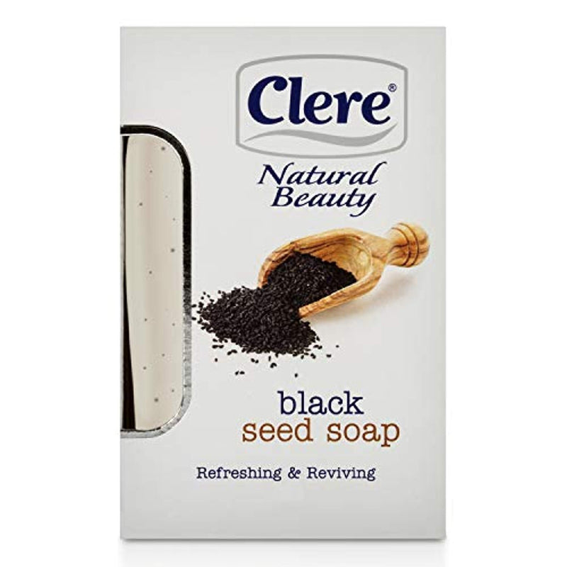 [Australia] - Clere Activated Charcoal Soap ‚Äì Detoxifying and Moisturizing Bar Soap With Shea Butter for Dry Skin and Removing Skin Impurities ‚Äì Simple Skincare Routine (Black Seed Oil, 5.2 Ounce, Pack of 4) Black Seed Oil 