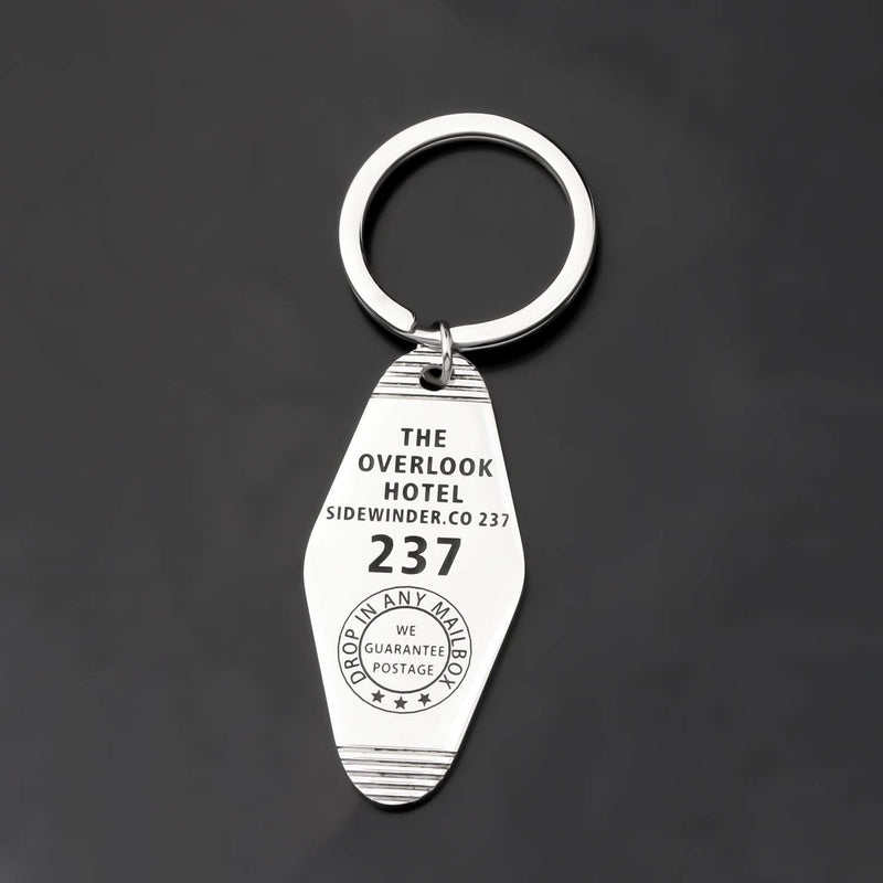 [Australia] - FOTAP The Shining Inspired Gift Overlook Hotel Room 237 Keychain Hand Stamped Key Tag 