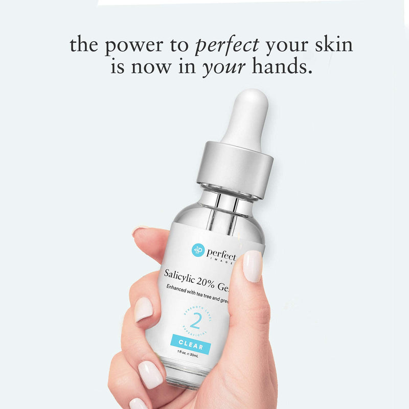 [Australia] - Salicylic 20% Gel Peel, Breakout and Pore Minimizer and Cleanser, Strength Level 2, 15-30 Full Facial Chemical Peels, 1 fl oz. e, 30 ml 