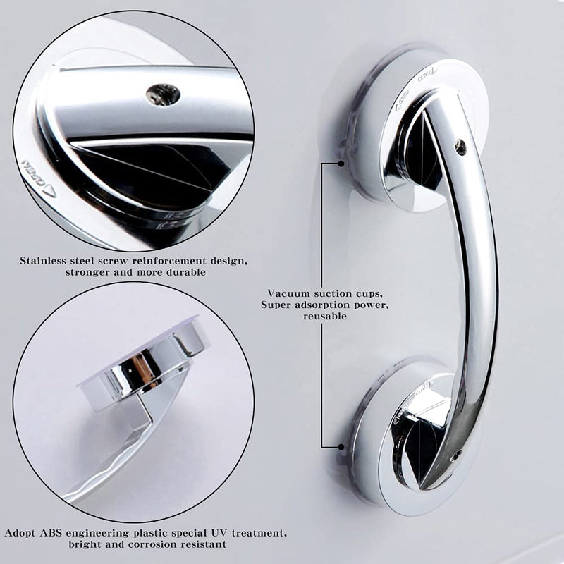 [Australia] - PHIEZC Suction cup handles, non-slip handrails, bath handles, safety handles, handrail showers without perforation, non-slip bathroom handles for seniors and children 