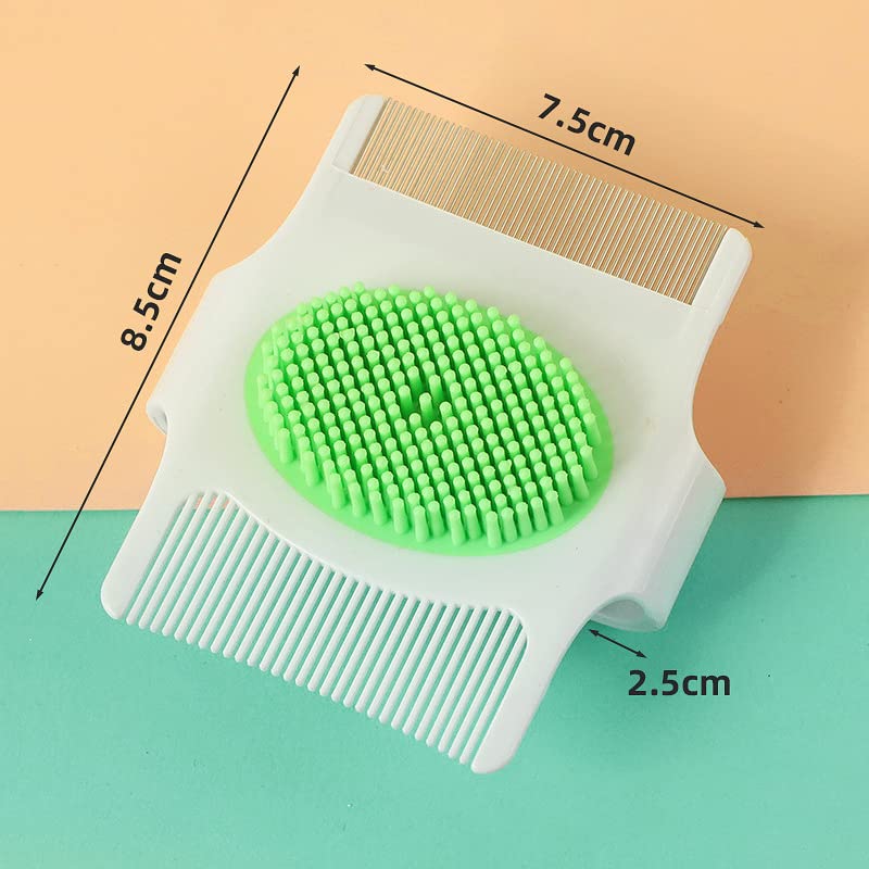 [Australia] - Cradle Cap Brush and Comb, Cradle Cap Brush, Baby Cradle Cap Brush, Baby Scalp Brush, Cradle Cap Brush for newborns, Toddler Scrubbers Exfoliator Brush Help Gently Massage Care Scalp 