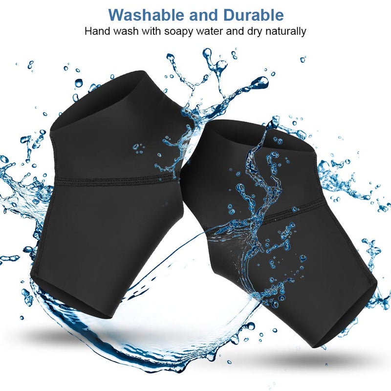 [Australia] - Arch Support Brace, Ankle Sleeve with Arch Support Ankle Protector Wrap with Gel Pads for Plantar Fasciitis, Heel Spurs, Feet Pain, Flat Arches Pain Relief, Fits Men and Women(1 Pair) 