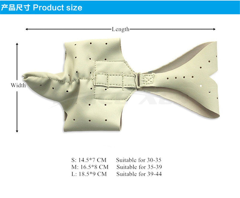 [Australia] - Bunion Corrector Relief Protector Sleeves, w/ 3 Hole Adjustable Slim Toe Straighteners Separators Corrector Brace 24h Day Night Splints Treat Pain Hallux Valgus Hammer Toe Joint Easy Wear in Shoes (S) S 