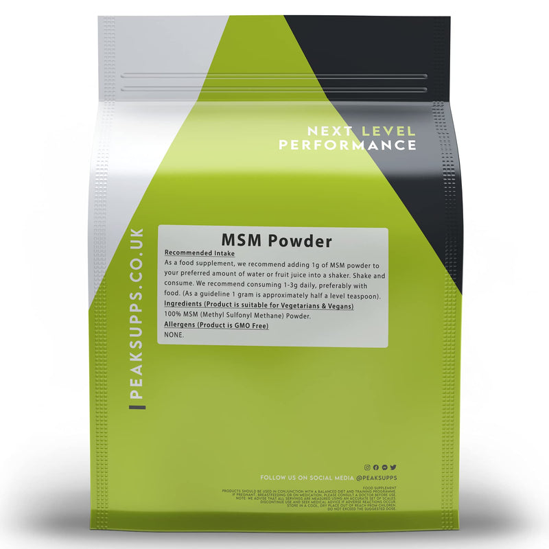 [Australia] - MSM Powder 250g | Methyl Sulfonyl Methane, 100% Pure, Vegan, GMO Free, No Additives 