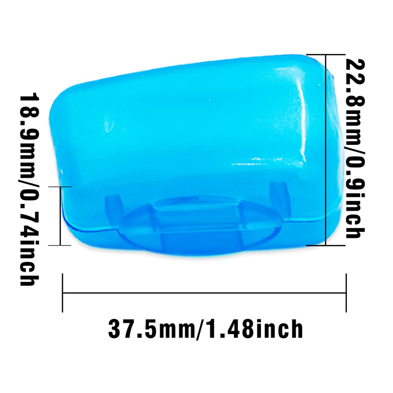 [Australia] - SZXMDKH Travel Portable Toothbrush Head Covers for Home Travel Outdoor Camping Hiking Business Trip Travel Home Bathroom (5 Pack - Light Color) 